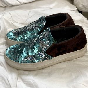 Bling roper slip in sneakers